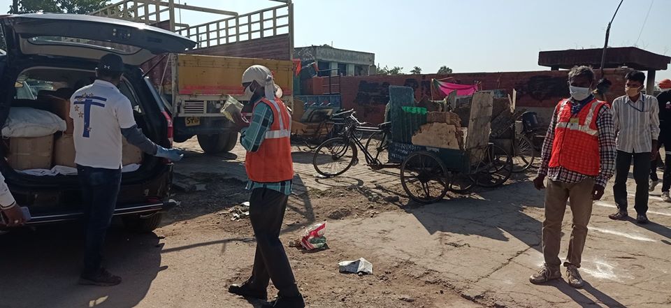 15th Distribution Drive at Sector 31,33,34,35,36,37,38,38W,41 & Ramdarbar Chandigarh on 21st May 2020 Drive Photo